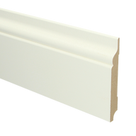 MDF Romantische Plint Wit Voorgelakt RAL 9010
