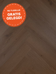 Asenta Vide Visgraat Brown Oak Klik PVC