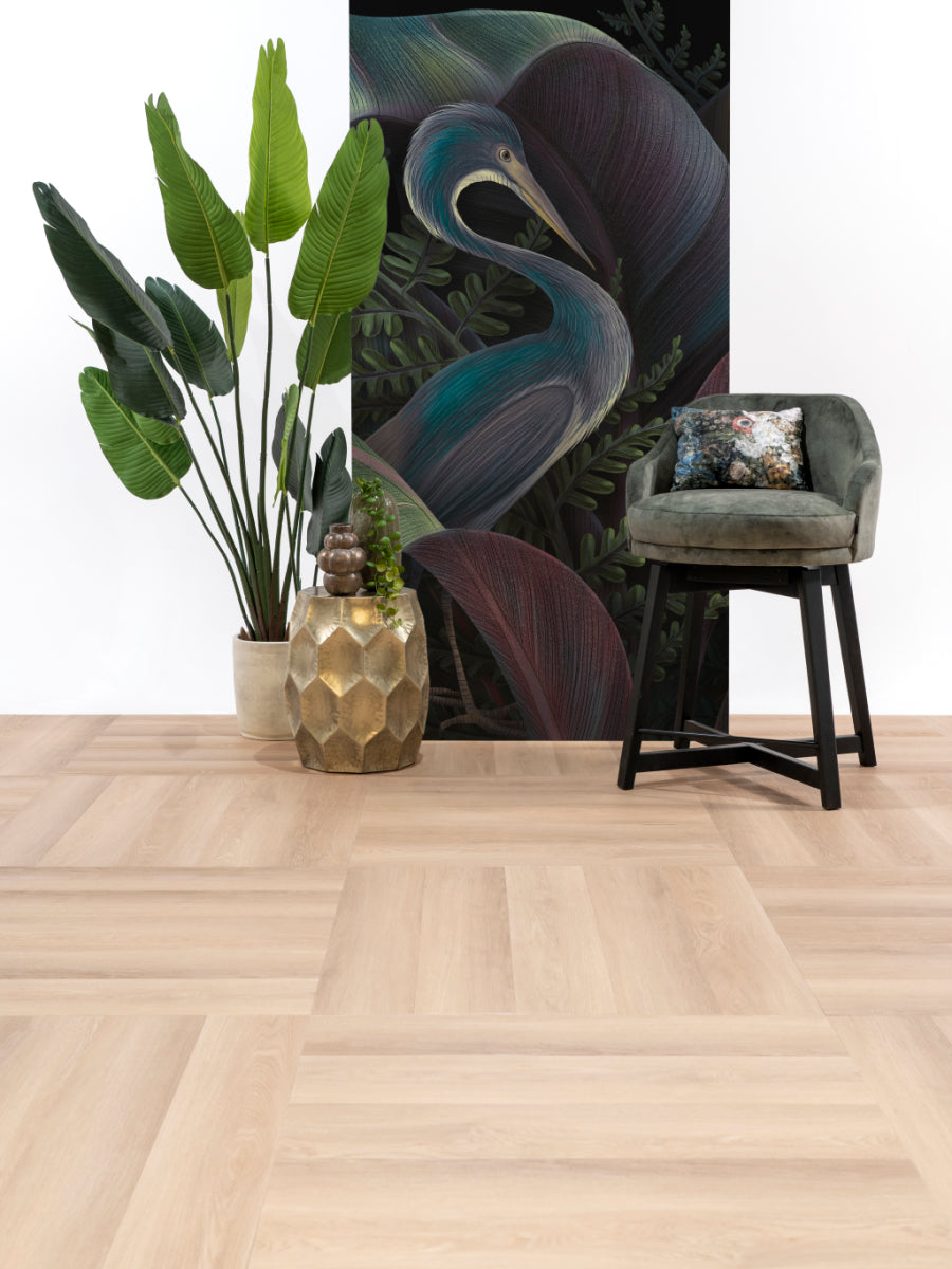 Asenta Serre Visgraat Beige Oak Plak PVC