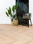 Asenta Serre Visgraat Beige Oak Plak PVC