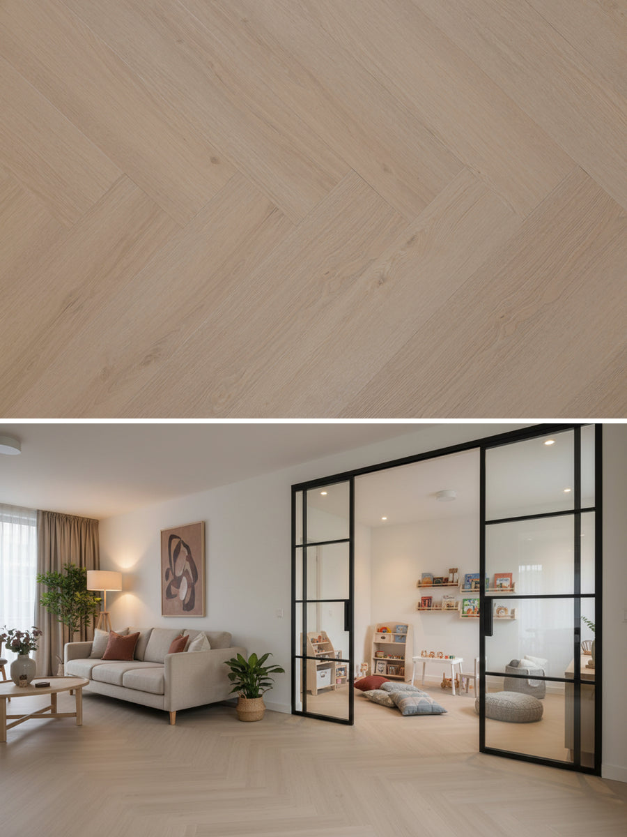 Asenta Vide Visgraat Smoky Oak Plak PVC