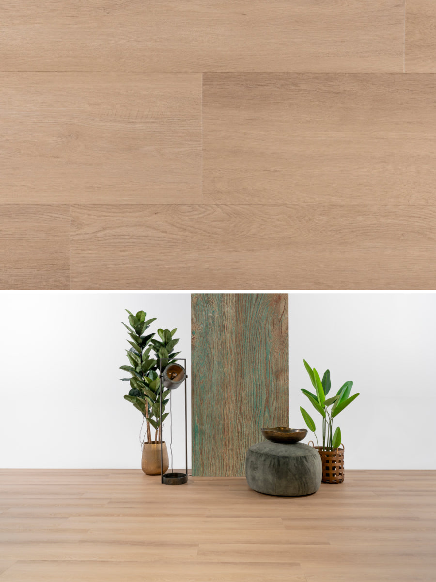 Asenta Serre Rechte Plank Sandy Oak Plak PVC