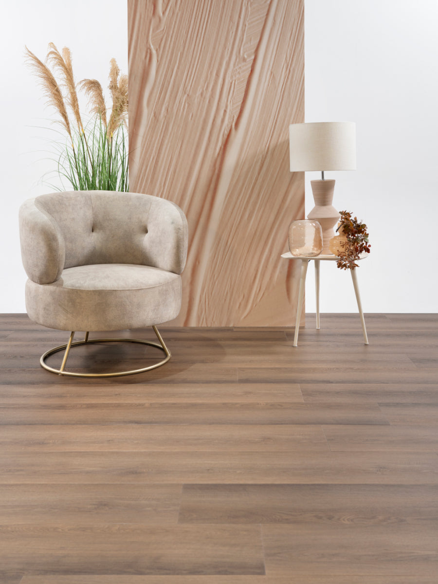 Asenta Serre Rechte Plank Brown Oak Plak PVC