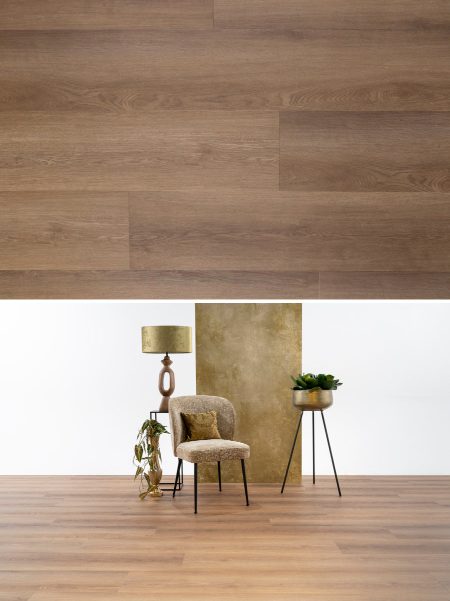 Asenta Serre Rechte Plank Roasted Oak Plak PVC