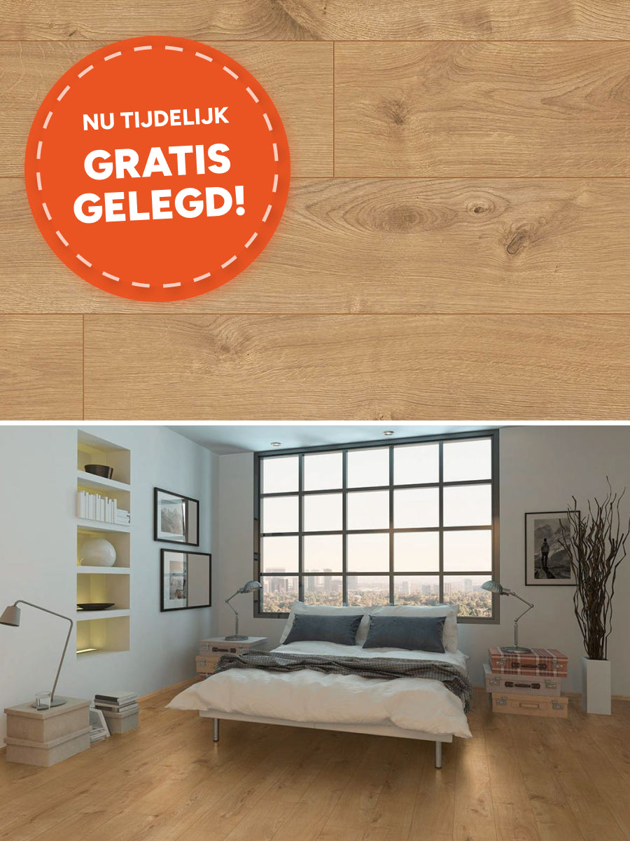 Otium Rechte Plank Amber Sand Laminaat