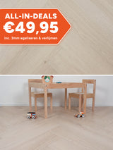 Asenta Vide Visgraat White Wash Beige Plak PVC