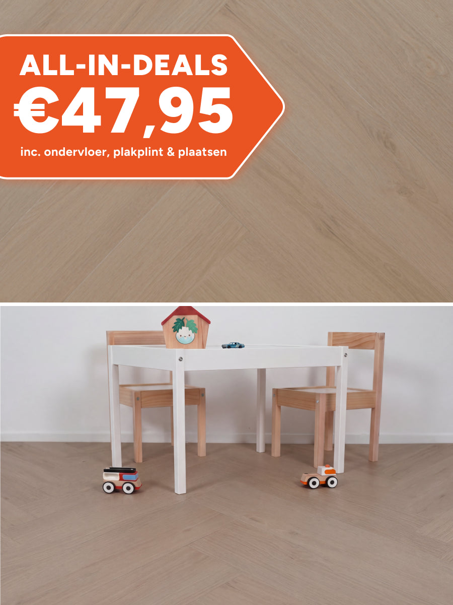 Asenta Vide Visgraat Smoky Oak Klik PVC