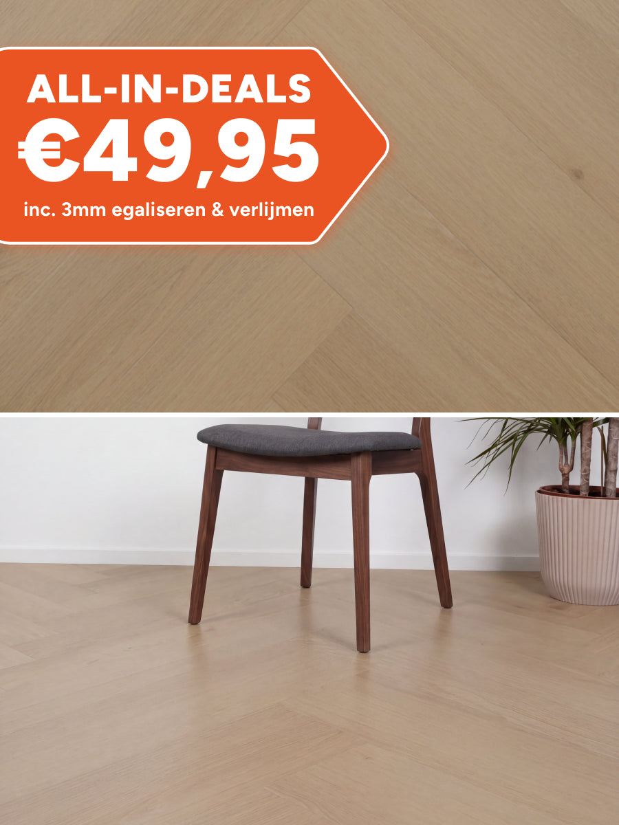 Asenta Vide Visgraat Light Oak Plak PVC