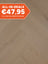Asenta Vide Visgraat Natural Oak Klik PVC