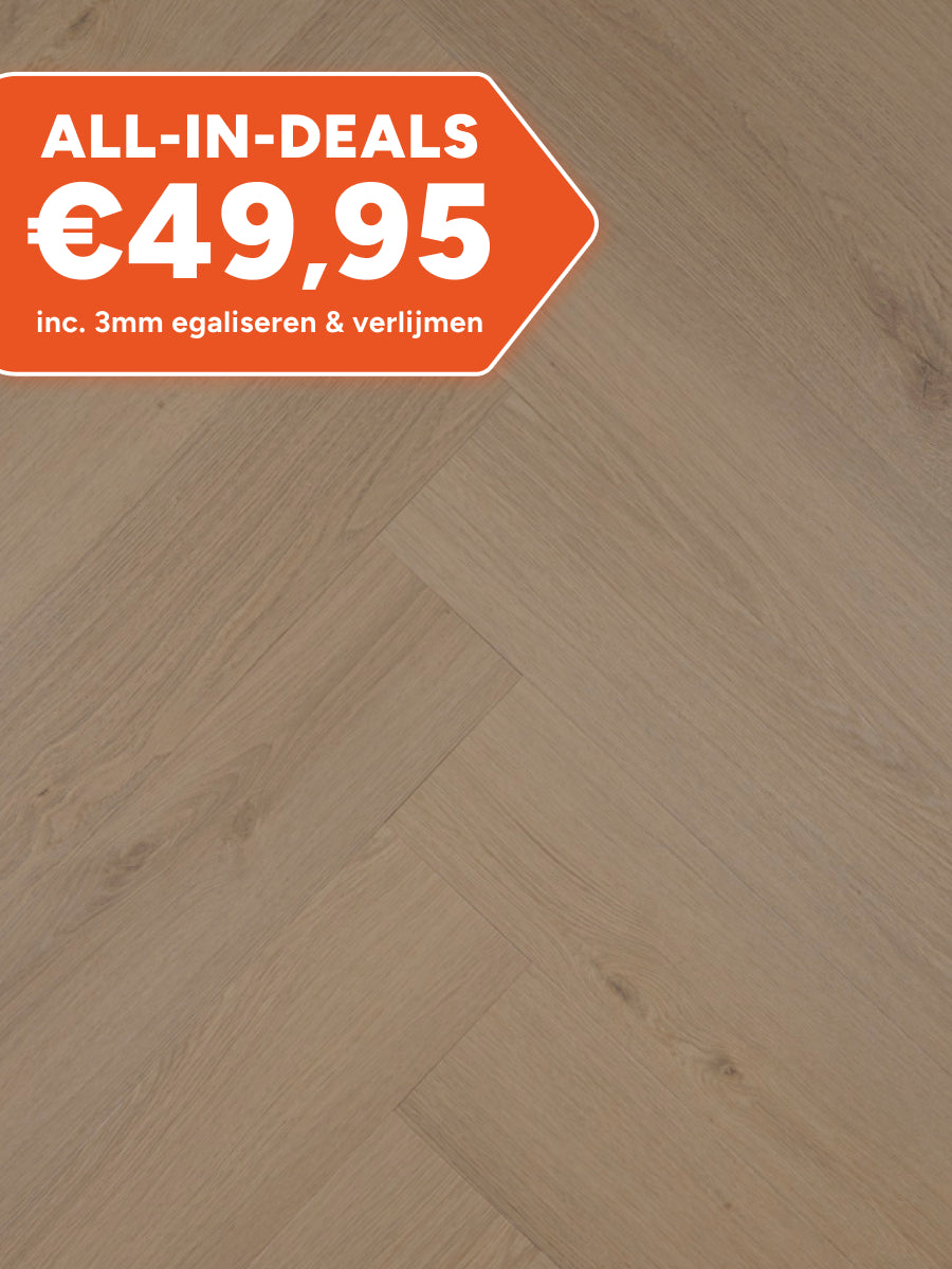 Asenta Vide Visgraat Natural Oak Plak PVC