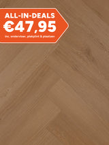 Asenta Vide Visgraat Warm Oak Klik PVC