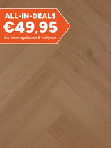 Asenta Vide Visgraat Warm Oak Plak PVC