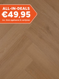 Asenta Vide Visgraat Warm Oak Plak PVC