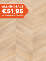 Asenta Loft Hongaarse Punt Sandy Oak Plak PVC