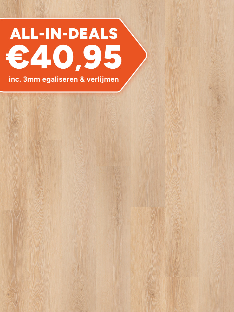 Asenta Loft Rechte Plank Natural Oak Plak PVC