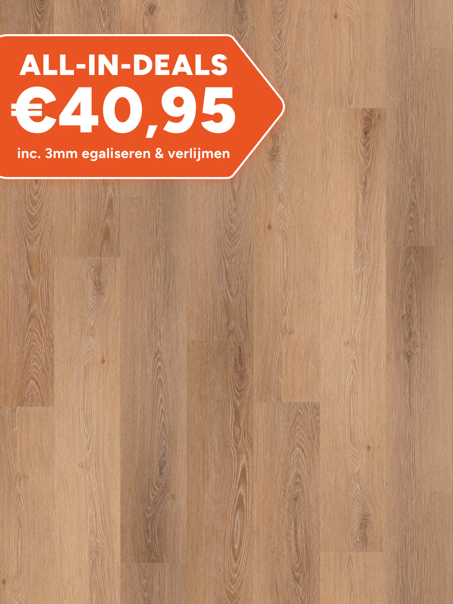 Asenta Loft Rechte Plank Roasted Oak Plak PVC