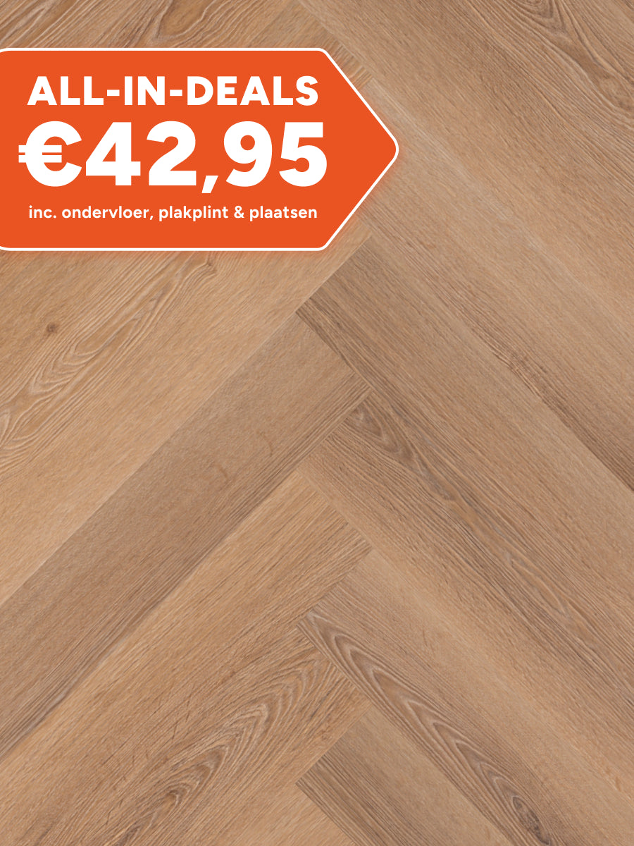 Asenta Loft Visgraat Roasted Oak Klik PVC