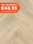 Asenta Loft Visgraat Sandy Oak Plak PVC