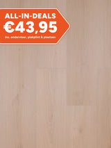 Asenta Vide Rechte Plank Beige Oak Klik PVC