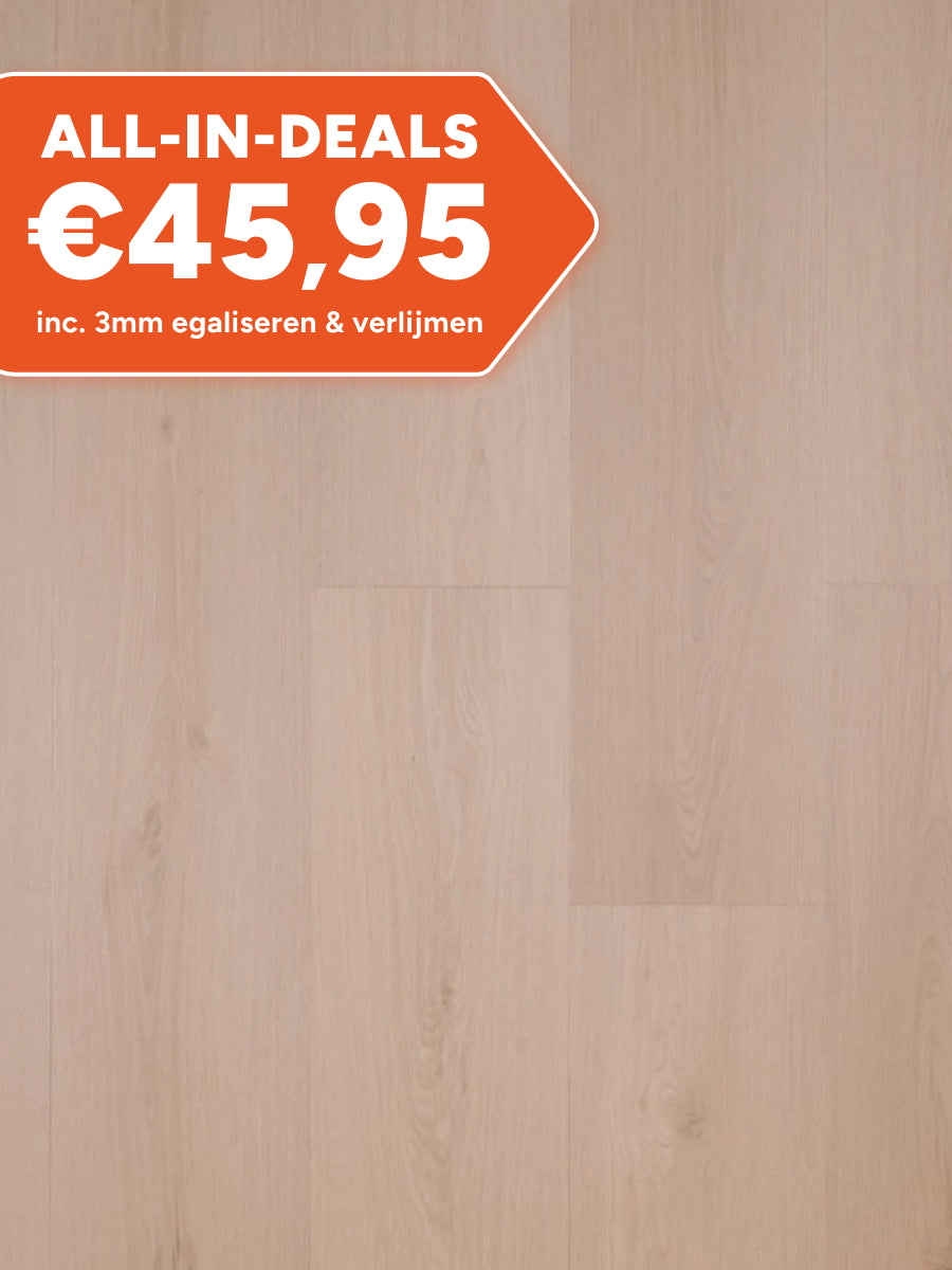 Asenta Vide Rechte Plank Beige Oak Plak PVC