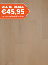 Asenta Vide Rechte Plank Light Oak Plak PVC