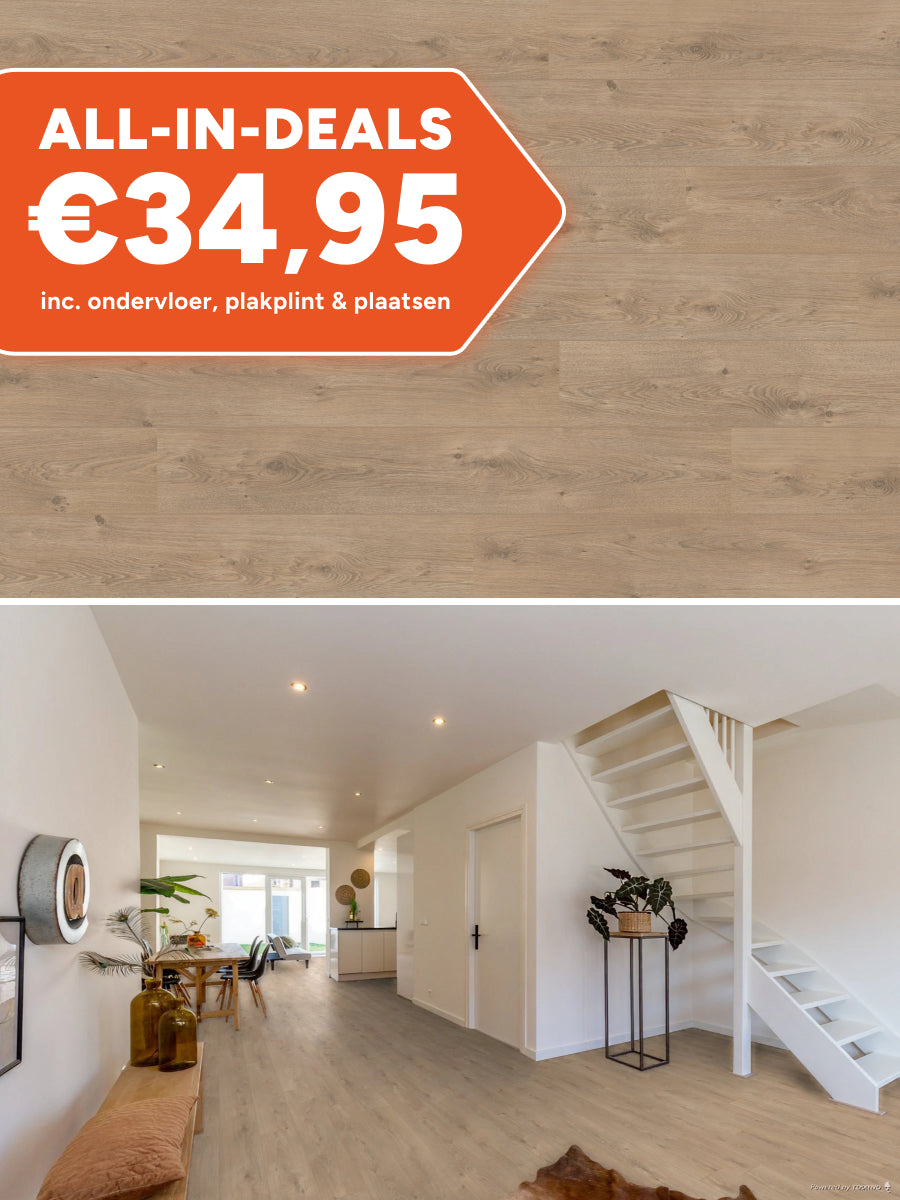 Hoomline Rechte Plank Royal V2 Aquaprotect Marche 583 Laminaat