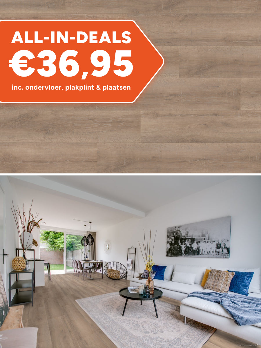 Hoomline Rechte Plank Royal XL V2 Aquaprotect Olympus 957 Laminaat