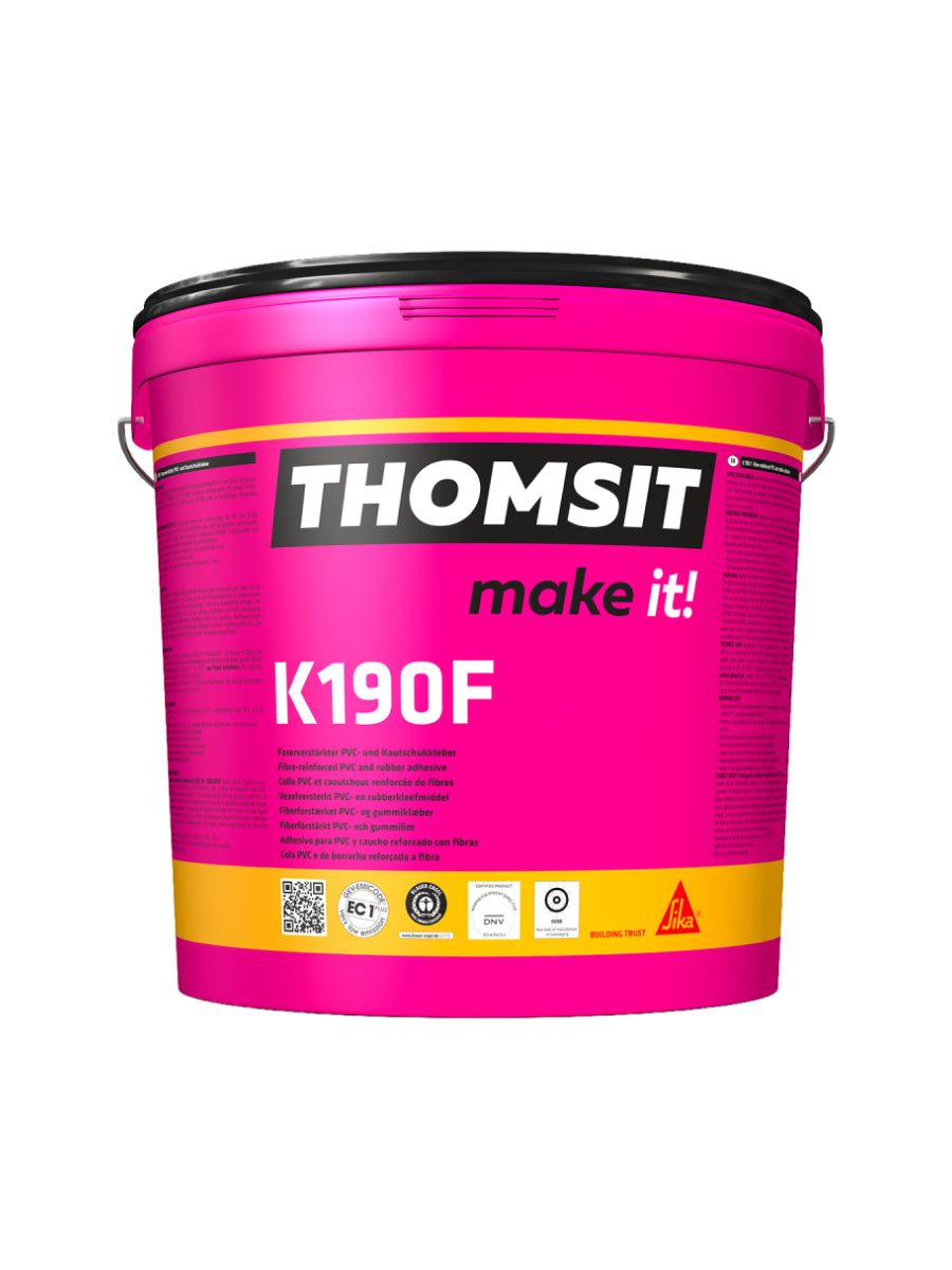 Thomsit K190F vezelversterkte pvc-en rubberlijm 13 kg