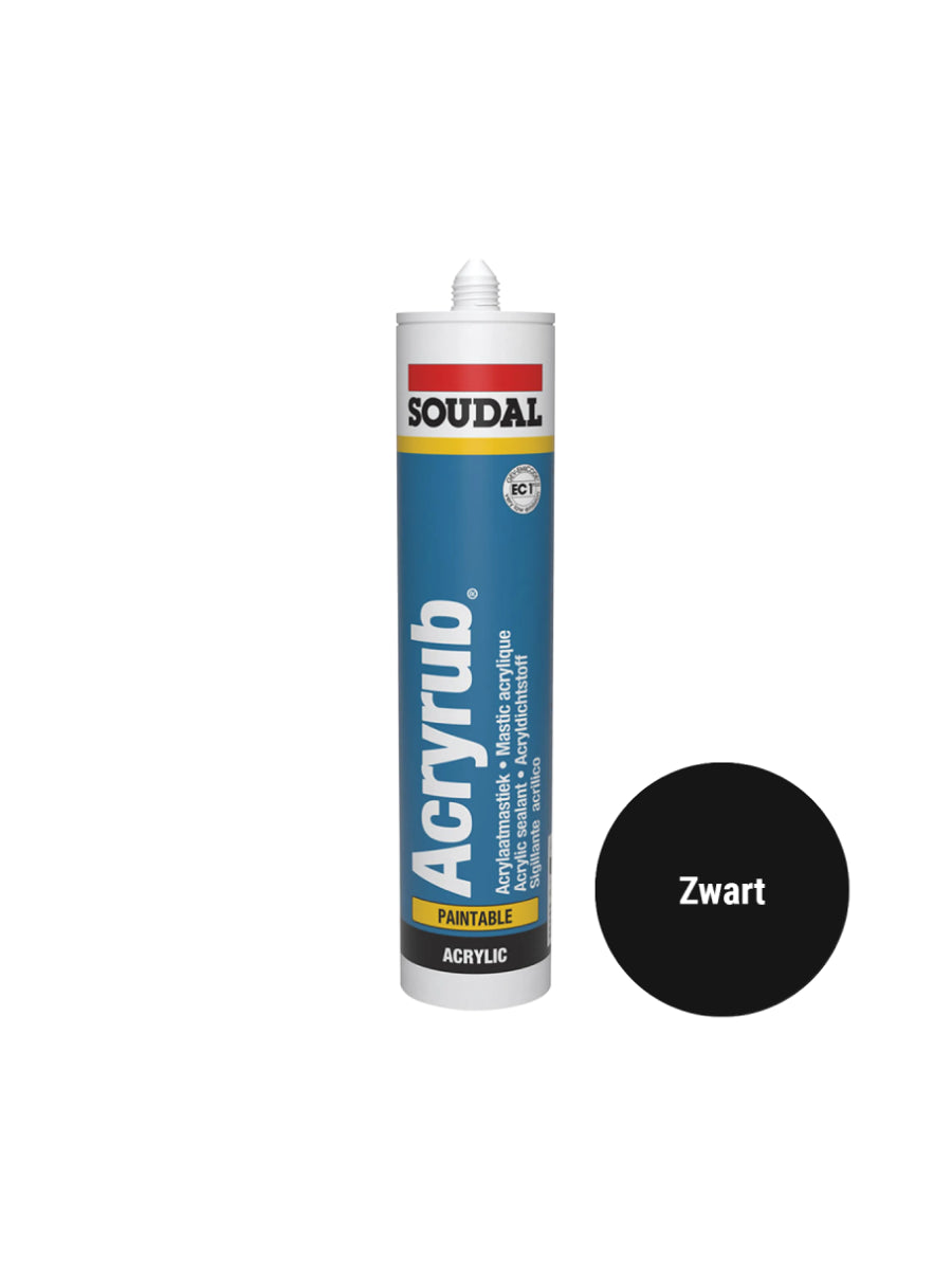 Acrylaatkit Zwart 310 ml