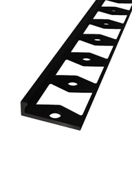 In-egaliseer Eindprofiel tot 4.5 mm PVC Zwart