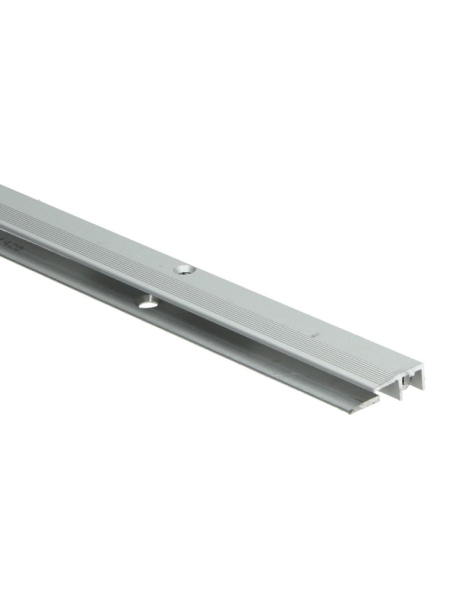 Eindprofiel PVC Klik 4-9.5 mm Zilver