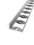 In-egaliseer Eindprofiel tot 6 mm PVC RVS