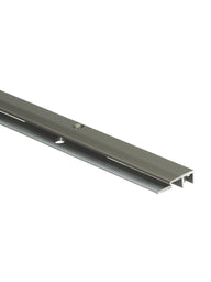 Eindprofiel PVC Klik 4-9.5 mm RVS