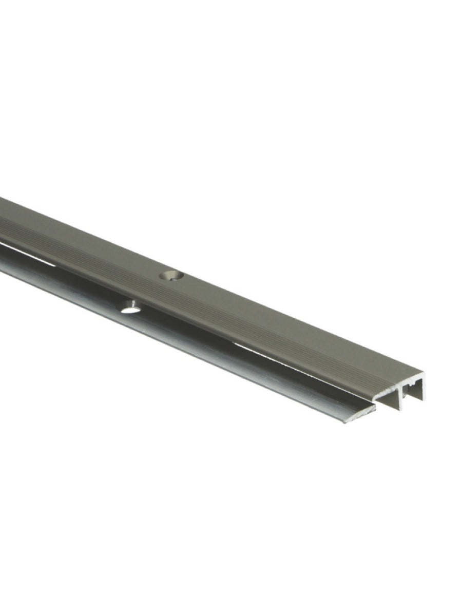 Eindprofiel PVC Klik 4-9.5 mm RVS