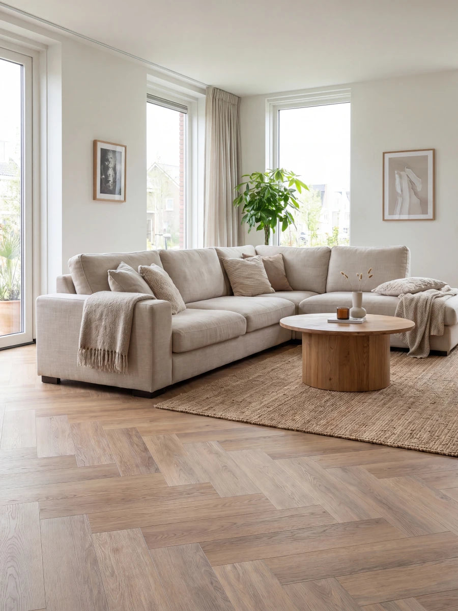 Asenta Serre Visgraat Warm Oak Plak PVC