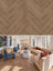 Asenta Loft Visgraat Brown Oak Plak PVC
