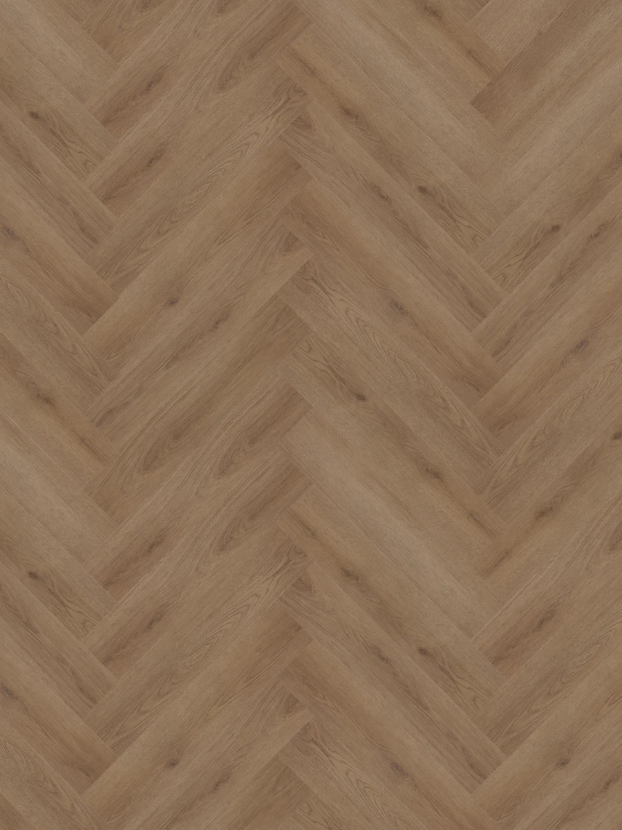 Asenta Loft Visgraat Brown Oak Plak PVC