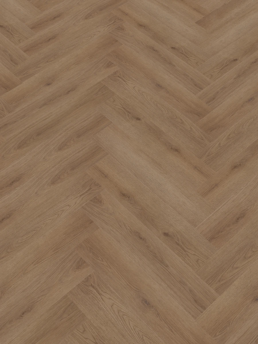 Asenta Loft Visgraat Brown Oak Plak PVC