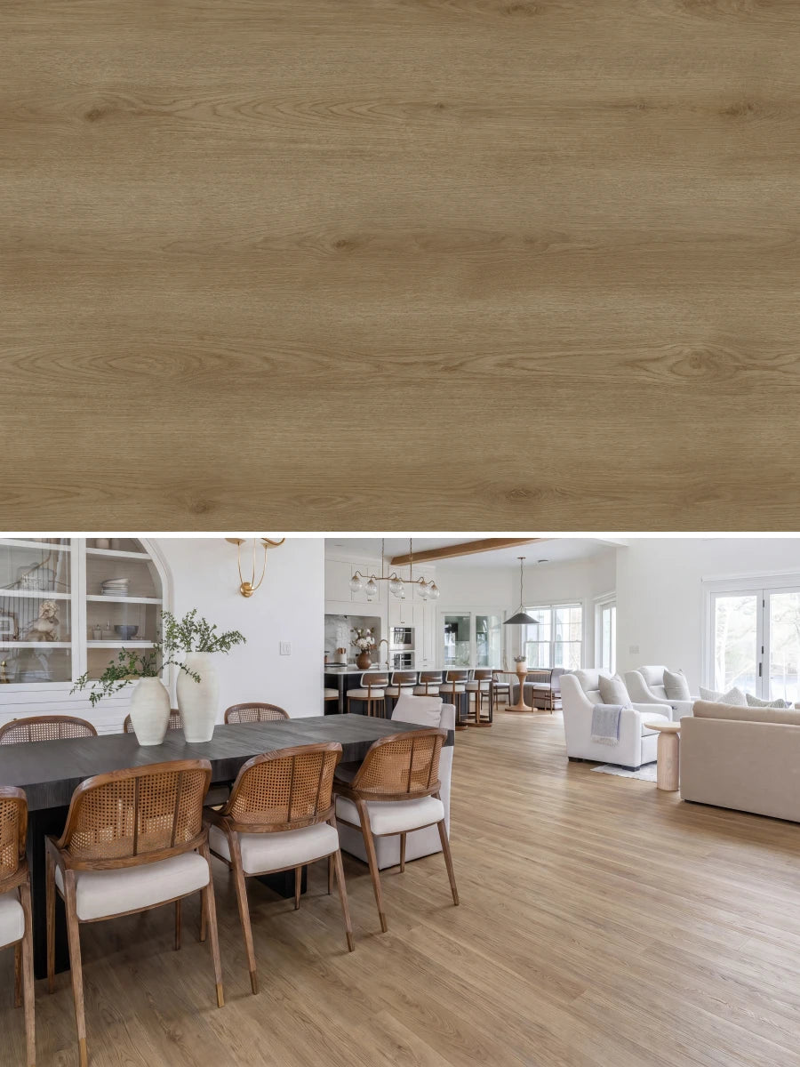 Asenta Loft Rechte Plank Brown Oak Plak PVC