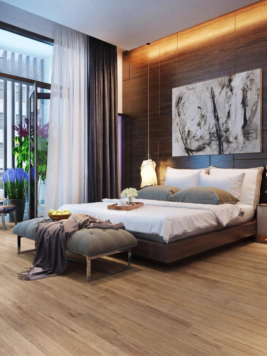 Asenta Loft Rechte Plank Roasted Oak Plak PVC