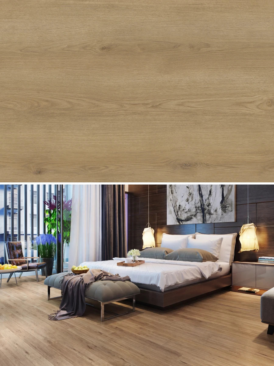 Asenta Loft Rechte Plank Roasted Oak Plak PVC