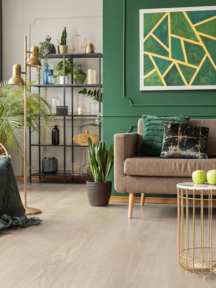 Asenta Loft Rechte Plank White Wash Beige Klik PVC