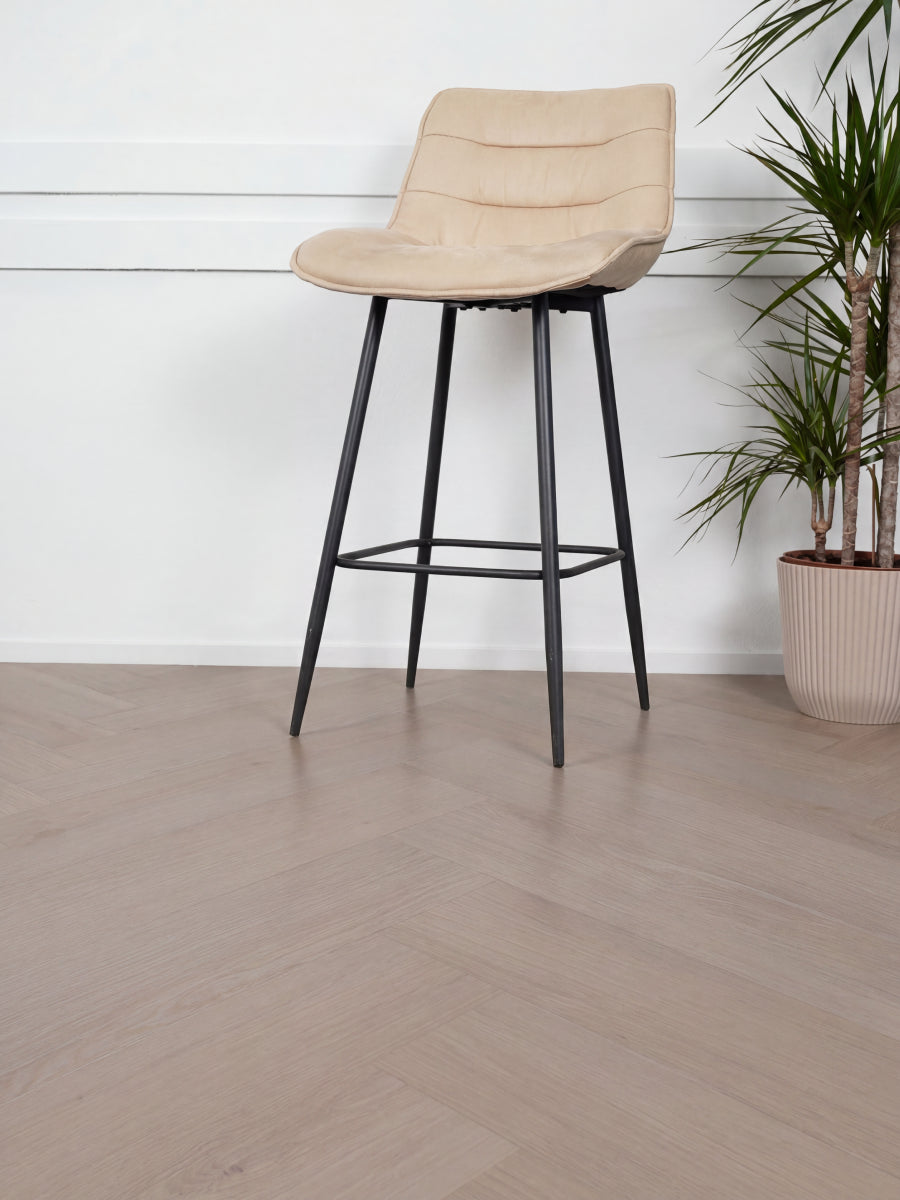Asenta Vide Visgraat Beige Oak Klik PVC
