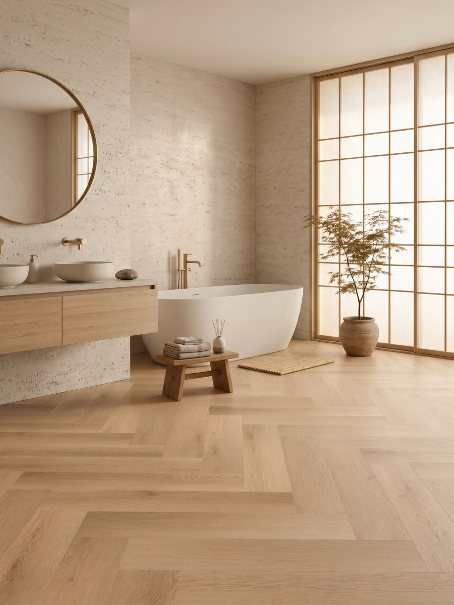 Asenta Loft Visgraat Smoky Oak Klik PVC