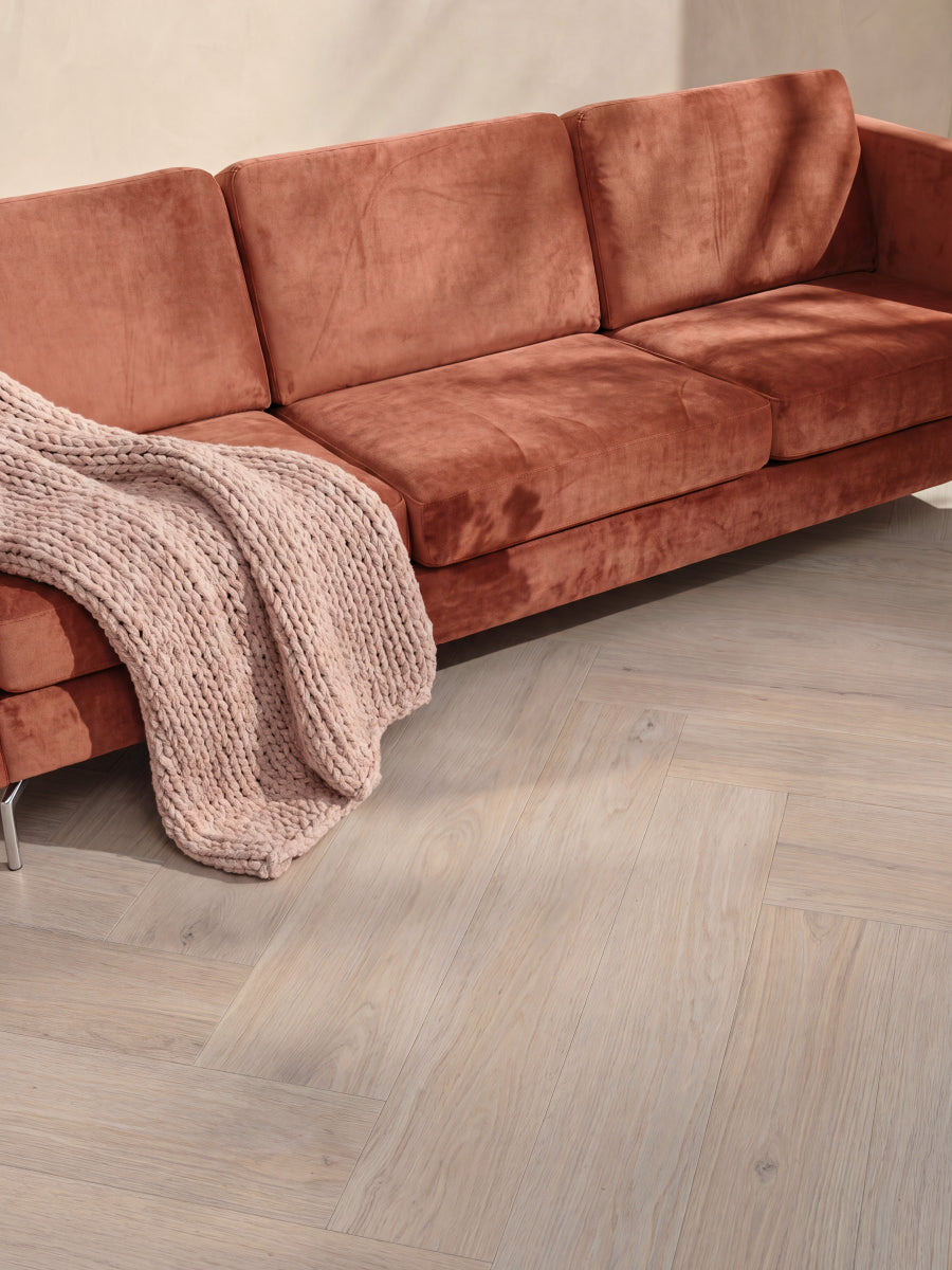 Asenta Vide Visgraat Beige Oak Klik PVC