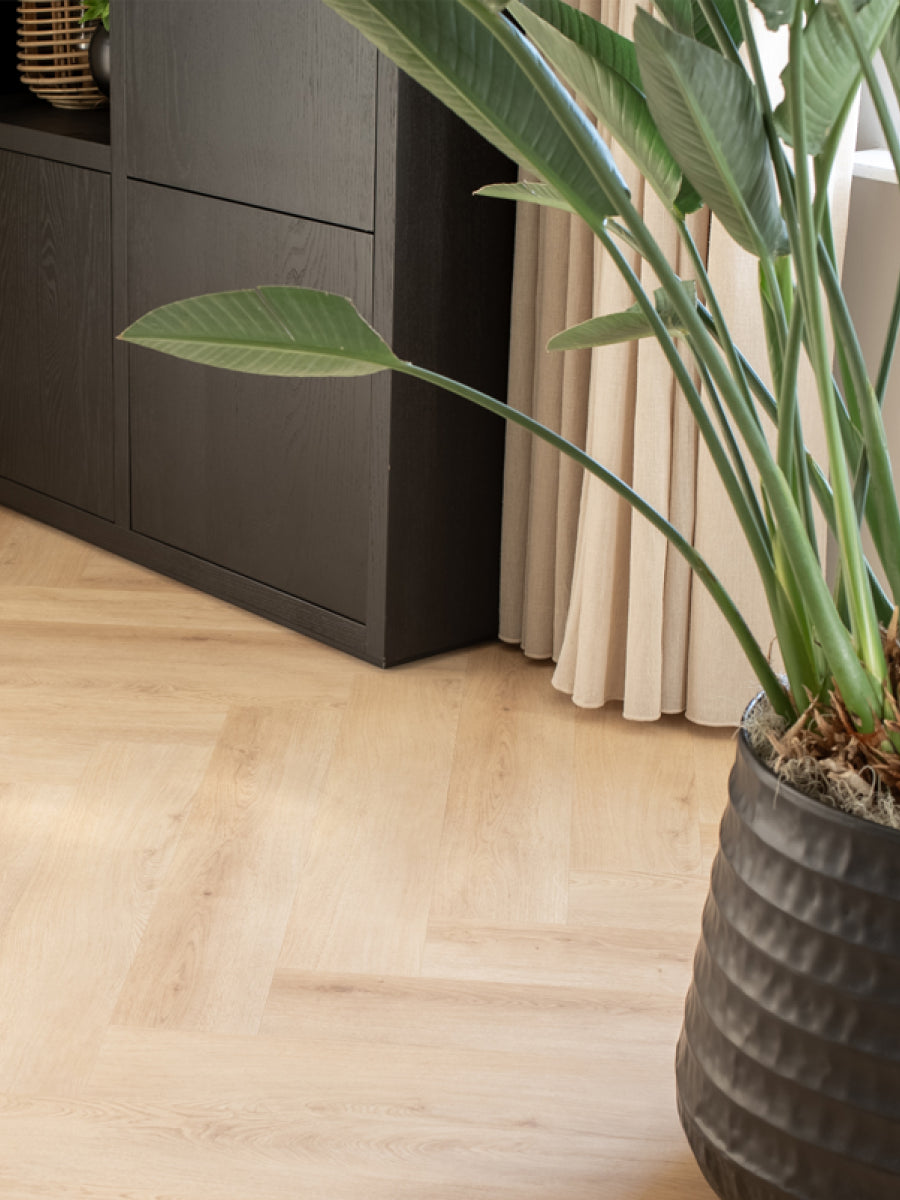Floer Walvisgraat Cetus Crème Klik PVC