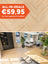 Floer Walvisgraat Cetus Crème Plak PVC