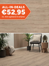 Floer Rechte Plank Natuur Onnen Onbehandeld Plak PVC