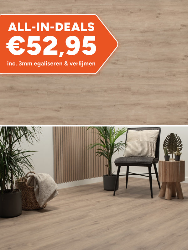 Floer Natuur Onnen Onbehandeld PVC