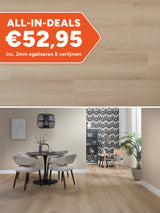 Floer Rechte Plank Landhuis Lichtbruine Eik Plak PVC